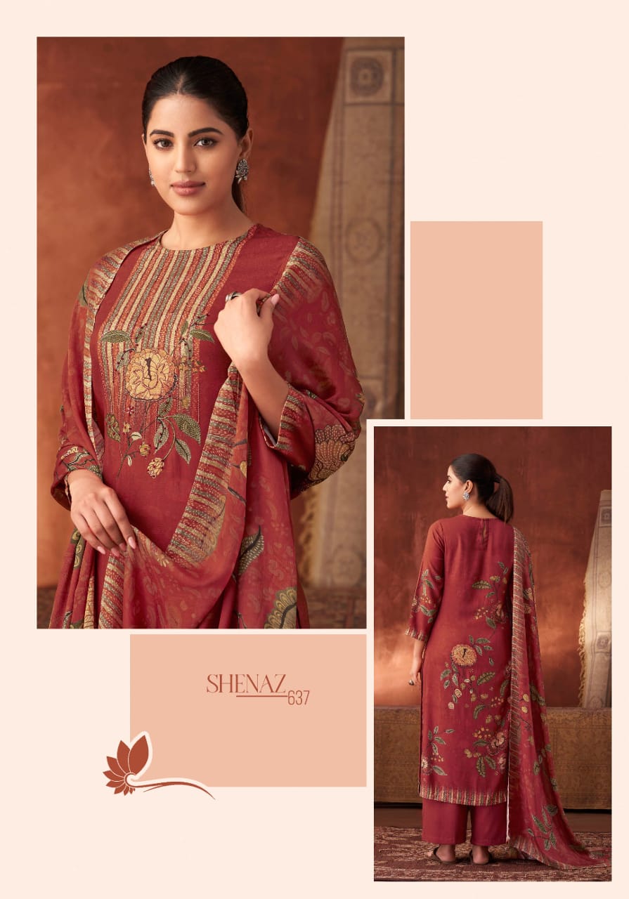 Shenaz By Sahiba Staple Twill Digital Printed Dress Material Wholesale Shop In Surat